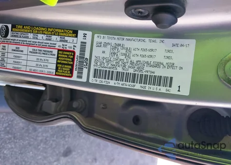 2017 Toyota Tacoma Trd Sport z USA, uszkodzony, nr VIN 5TFCZ5AN4HX089536